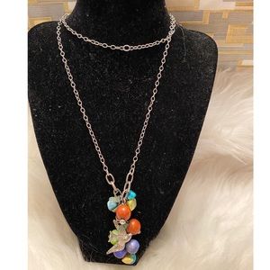 Swallow Necklace Pendant & beads on Silver Chain🕊